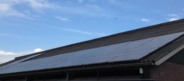 zonnepanelen op boerderij